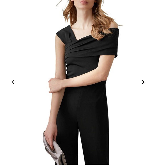 Reiss Pants - NWT REISS Perla One Shoulder Jumpsuit Size 0